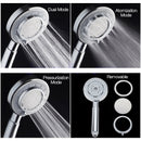 KCASA KC-SH429 Handheld Adjustable Shower Head SPA Pressurize Filtered Bathroom Shower Head