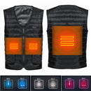Dual Cotton Heated  Electric 3 Gear USB Vest Men Women 3S Fast Heating Jacket Clothing