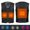 Dual Cotton Heated  Electric 3 Gear USB Vest Men Women 3S Fast Heating Jacket Clothing