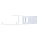 HO Scale 1/87 Community Factory Entrance Guard Security Room Building Model