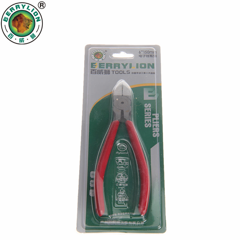 BERRYLION 5/6Inch Plastic Cutting Pliers Electrical Wire Cutting Side Cable Cutters CR-V Outlet