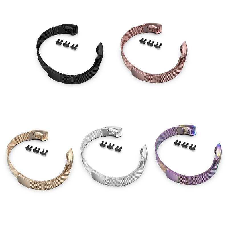 Bakeey Milanese Stainless Steel Adjustable Watch Band Strap for Huawei Honor Band5&4 Smart Watch