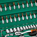 46Pcs Professional Spanner Socket Set 1/4inch Screwdriver Ratchet Wrench Set Kit Car Repair Tools
