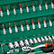 46Pcs Professional Spanner Socket Set 1/4inch Screwdriver Ratchet Wrench Set Kit Car Repair Tools