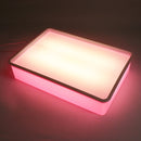 Child LED Light Sand Painting Table Hand Paintings Box Light SandBox with Small Broom and Dustpan