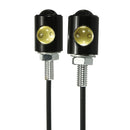 Pair 3W 6000K 12V LED Motorcycle Car Eagle Eye License Light Plate Screw Bolt Lamp