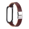 Bakeey Retro Butterfly Push Button Deployment Buckle PU Leather Watch Band Strap Replacement for Xiaomi Mi band 3 Xiaomi Mi band 4