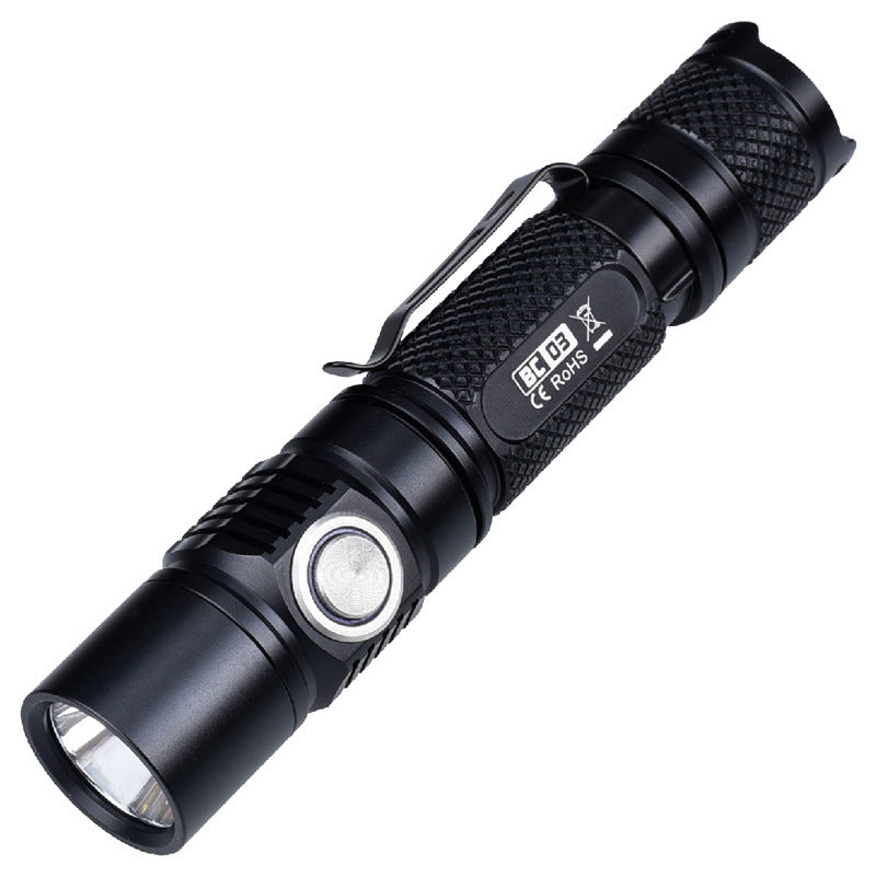 BORUIT BC03 XPL2 1180LM USB Rechargeable LED Tactical Flashlight IPX8 Waterproof Work Lamp