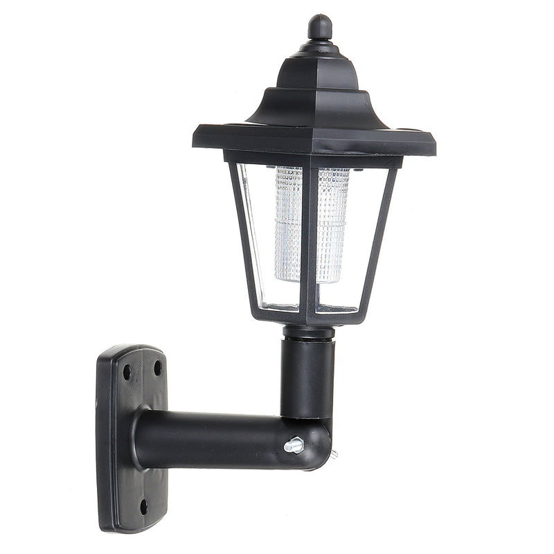 Solar Power LED Light Path Way Wall Landscape Mount Outdoor Garden Fence Lamp