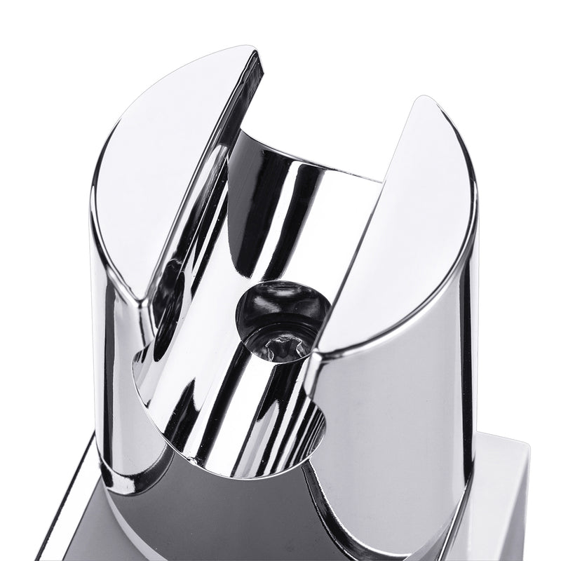 ABS Chrome Handheld Shower Head Bidet Sprayer Holder 360 Rotatable Adjustable Bracket Base