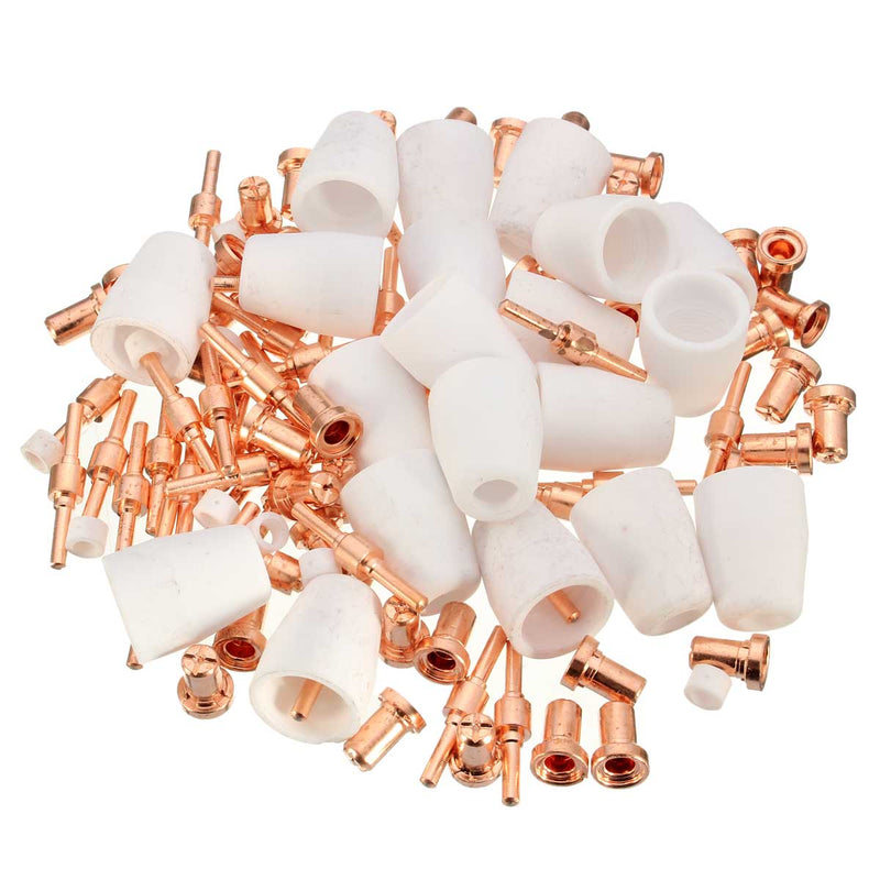 120Pcs PT-31 LG-40 Air Plasma Cutter Extend Consumables Fit Cut-40 40D 50 50D