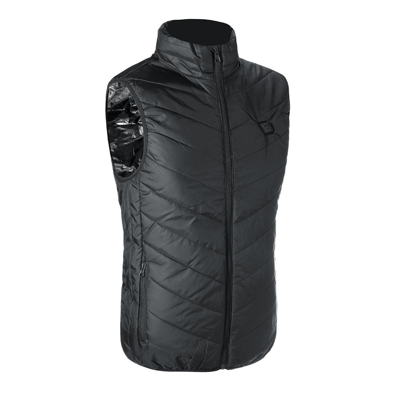 Electric Heated USB Jacket Waistcoat Cloth Thermal Warm Pad Warmer Winter Washable