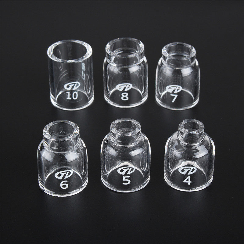 30Pcs TIG Welding Accessories Torch Stubby Gas Len Glass Cup for WP-9/20/25