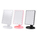 USB 22 LED Lights Makeup Mirrors Lamp Portable Rotated Touch Screen Cosmetic Tabletop Light