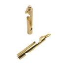 IPRee Brass Whistle Bottle Opener Mini EDC Pocket Keychain Beer Bottle Can Opener Tool Kits