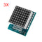 3Pcs Wemos Matrix LED Shield V1.0.0 For WEMOS D1 Mini