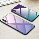 For Xiaomi Mi 9 Lite Case / Xiaomi CC9 Case Bakeey Gradient Color Tempered Glass + Soft TPU Back Cover Protective Case