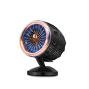 KCASA FCSY-380 USB Creative Hawkeye Turbo Fan Mini Fan Double-blade Fan Air Cooler Two Speed Control Cooling Fan