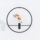 3D Metal Candlestick Wall Hanging Geometric Round Candle Holder Home Decor