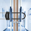 BOZZYS U3 Fingerprint U shape Lock Smart Bluetooth App Control Glass Door lock for Store Company Double Door Anti-theft locks