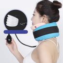 Inflatable Cervical Traction Device Portable Neck Shoulder Relief Brace Support Stretcher