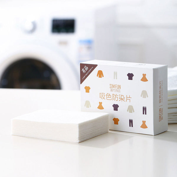 SIMFUN Household Laundry Anti-dye Color Film Paper Wash Machine Clothing Color Cloth Sanitary