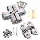 Hidden Hinge Stainless Steel Invisible Hinges Wooden Box Folding Door