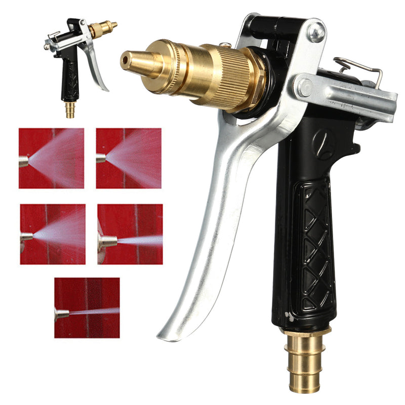 Copper High Pressure Washer Hose Pipe Nozzle Water Spray Garden Lawn Tool