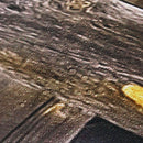 70.9" x 70.9" Rustic Wooden Barn Door Waterproof Shower Curtain Bathroom Mat