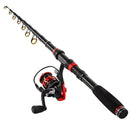 CAPACI 28081 RC Series EVA Retractable Fishing Rod Portable Outdoor Fishing Pole Fishing Accessories-1.8M/2.1M/2.4M