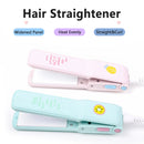 2 IN 1 Professional Styler Flat Iron Hair Straightener Curling Ceramic Panel Cute Fruit Pattern