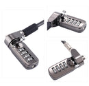 Laptop Anti Theft Lock Security Cable 4 Digit Password Protections