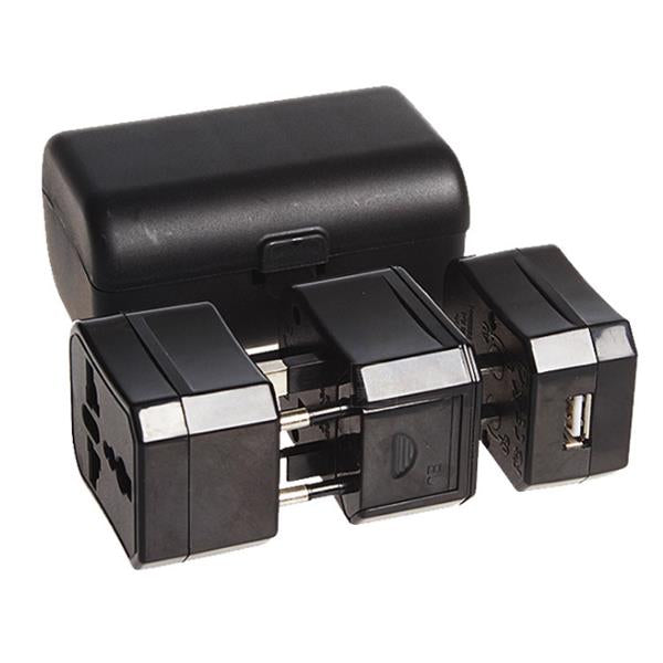 3-in-1 TR-193U Conversion Plug Boxed Multi-function Travel Adapter Plug Battery Charger