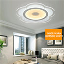 15W Modern Flower Shape Acrylic LED Ceiling Lights Living Room Bedroom Home Lamp AC220V