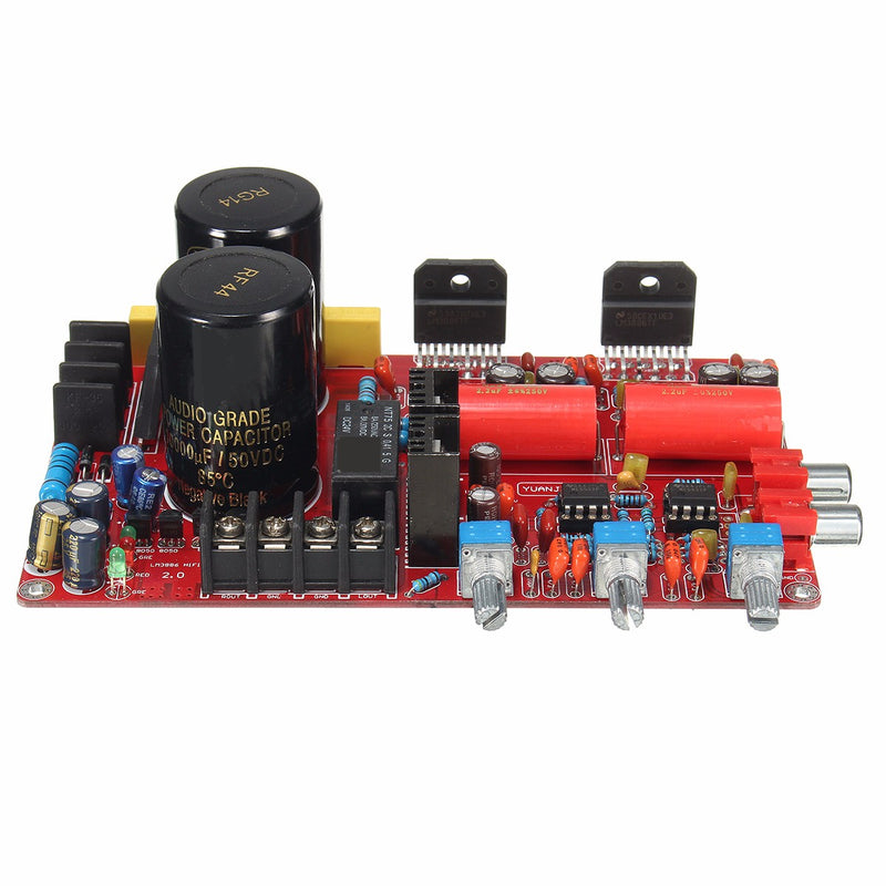 AC20V-28V LM3886+NE5532 68W+68W 4-8 Ohm Amp Power Amplifier Board
