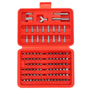 Drillpro 100pcs Screwdriver Bit Set Security Bit Set Chrome Vanadium Steel Assortment Set Square Screw Bits Power Tools