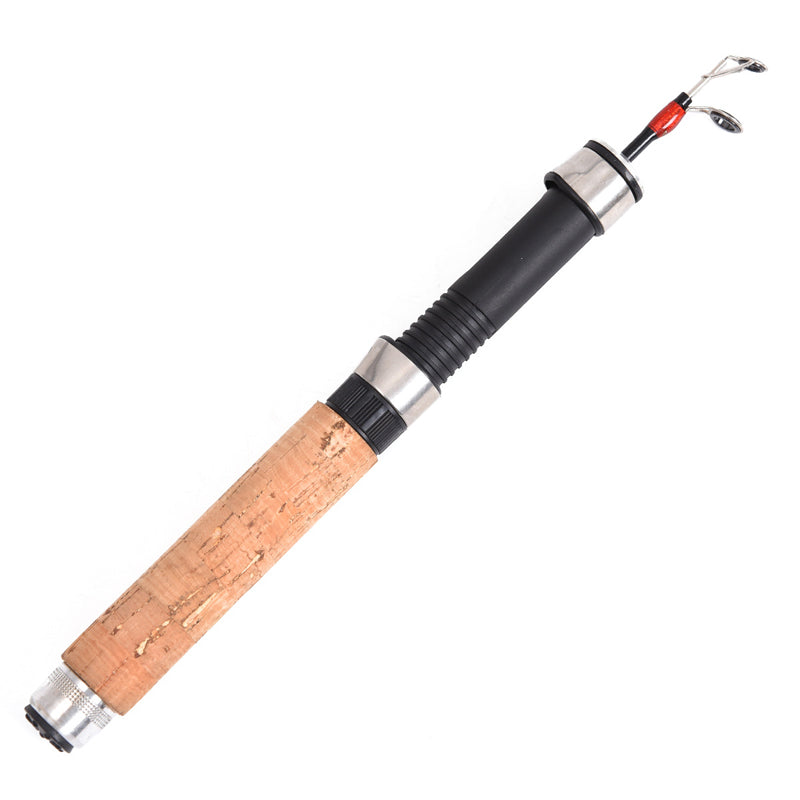 LEO 62/65CM Fiberglass Telescopic Fishing Rod Reel Combo Mini Pocket Fishing Rod Set