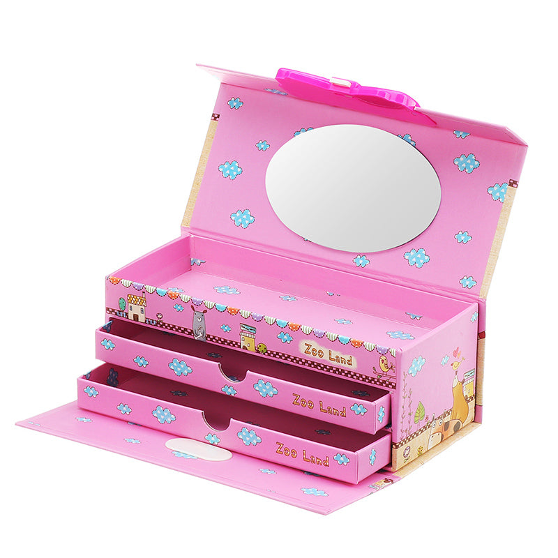 Kawaii 3-layer Large Capacity Pencil Case School Pen Case Portable Pencil Bag Pencils Pouch School Pen Box Stationery High School Large Storage Bag Pouch Holder Box