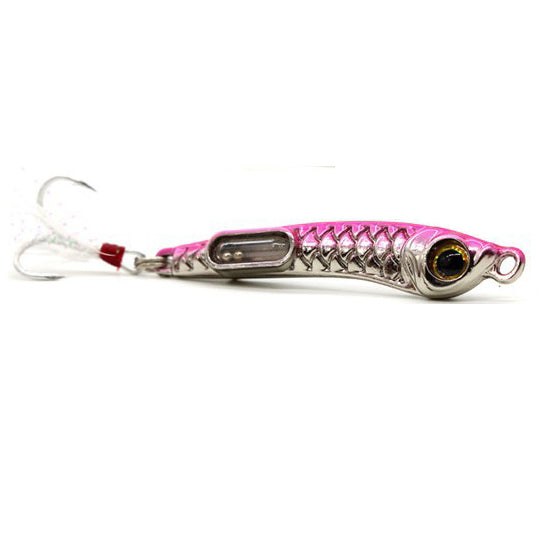 ZANLURE 1PCS 10G 15G Luminous Metal Fishing Lures Bait Sequins Submarine Shore Cast Iron Plate Baits