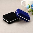 Velvet Square Earring Ring Cuff Links Storage Jewelry Packing Gift Box