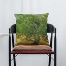 Abstract Starry Oil Painting Cotton Linen Pillow Case Waist Cushion Cover Bags Home Car Deco