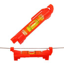 HACCURY Pen-shaped Horizontal Mini Rope Bubble Line Level Lanyard Level Meter Line Level Red Yellow