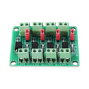 817 Optocoupler 4 Channel Voltage Isolation Board Voltage Control Switching Module Optical Isolation Module