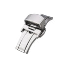 Stainless Steel Butterfly Push Button Deployment Watch Band Buckle Clasp Band
