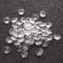 50pcs Clear Glass Crystals Chandelier Pendant Lamp Prisms Parts Hanging Drops 18MM