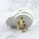 Dixinge Israel 3 Pin AC Electrical Power Rewireable Plug Male Female Plug Outlet Adaptor Wire Extension Cord Connector