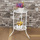 Plants Pot Flower Shelf Bracket Holder Stand Metal Planter Storage Organizer Display Rack Home Garden Decorations