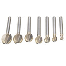 6mm Shank 6-20mm Steel Ball Cutter Woodworking Milling Cutter Carving Tool