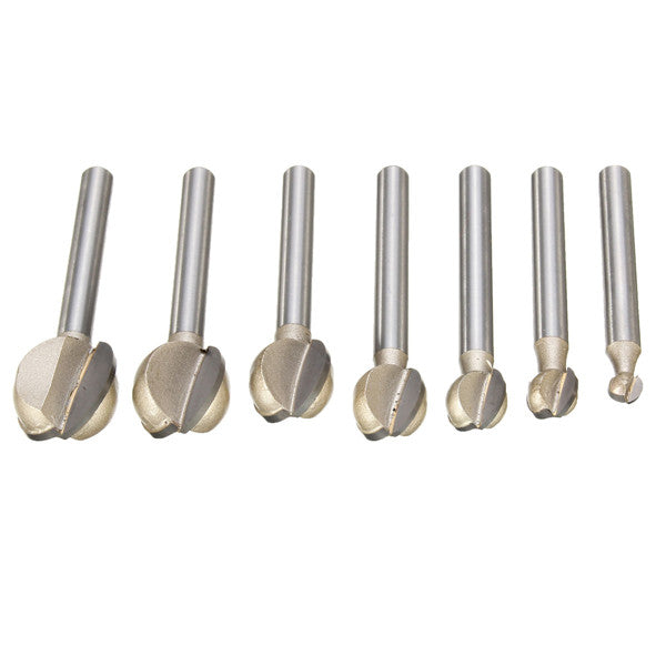 6mm Shank 6-20mm Steel Ball Cutter Woodworking Milling Cutter Carving Tool
