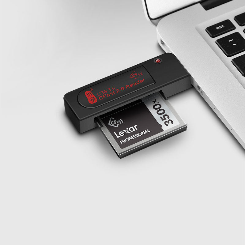 Kawau C302 USB3.0 CFast 2.0 Card Reader Dedicated Memory Card Reader for Canon 1DX C300 XC10 Professional SLR Camera